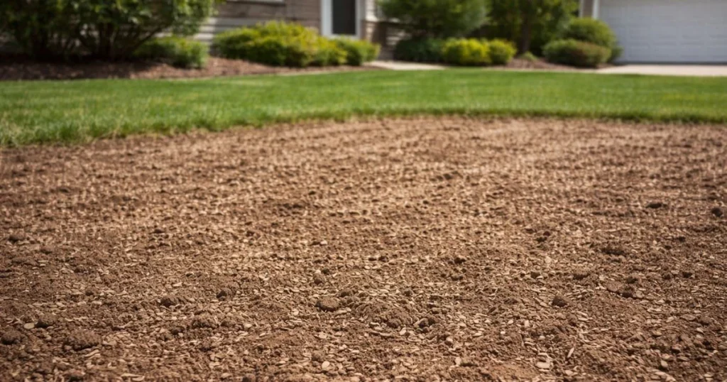 Seeding a new lawn on bare soil