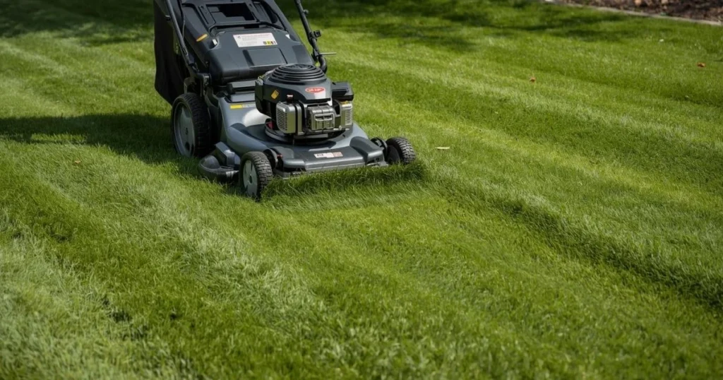 Proper mowing height for a ryegrass lawn