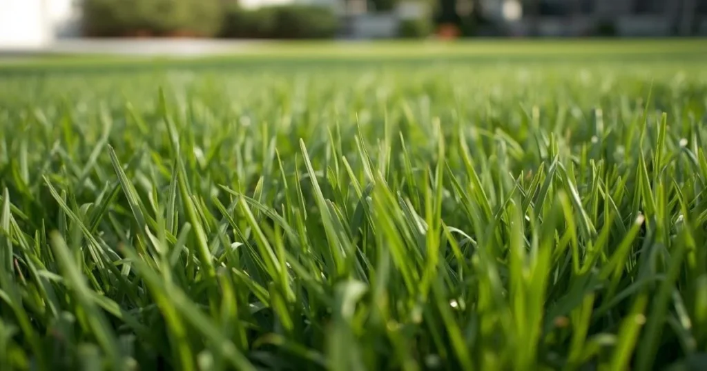 Zoysia grass lawn texture