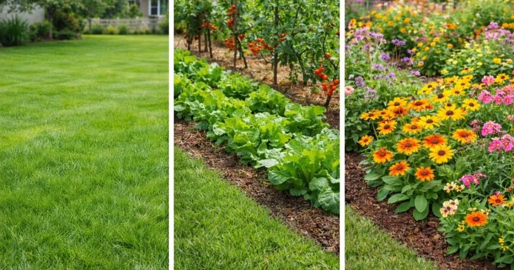 Fertilizer application examples for lawns gardens and flower beds