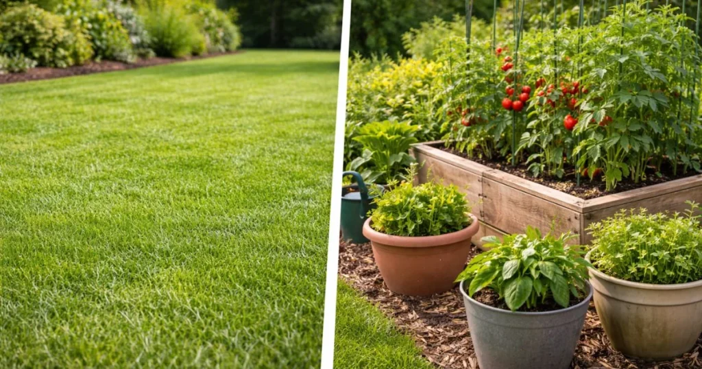 Lawn and garden fertilizer use comparison