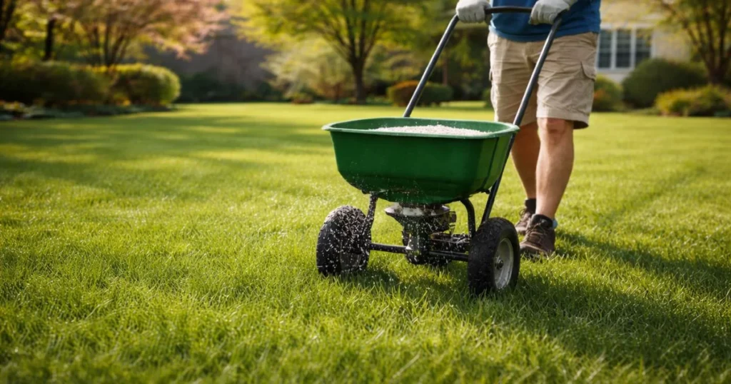 right time to fertilize lawn in spring