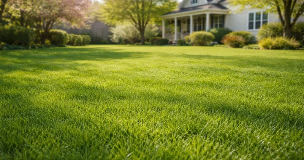 what fertilizer to use in spring for healthy lawn growth