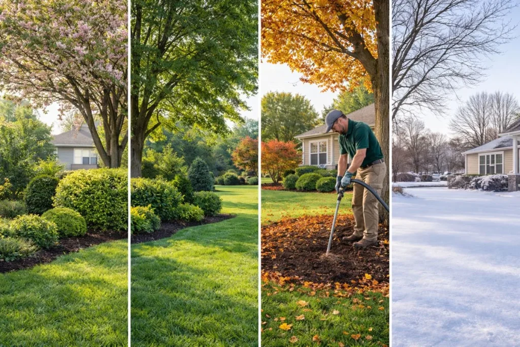 seasonal tree and shrub care throughout the year