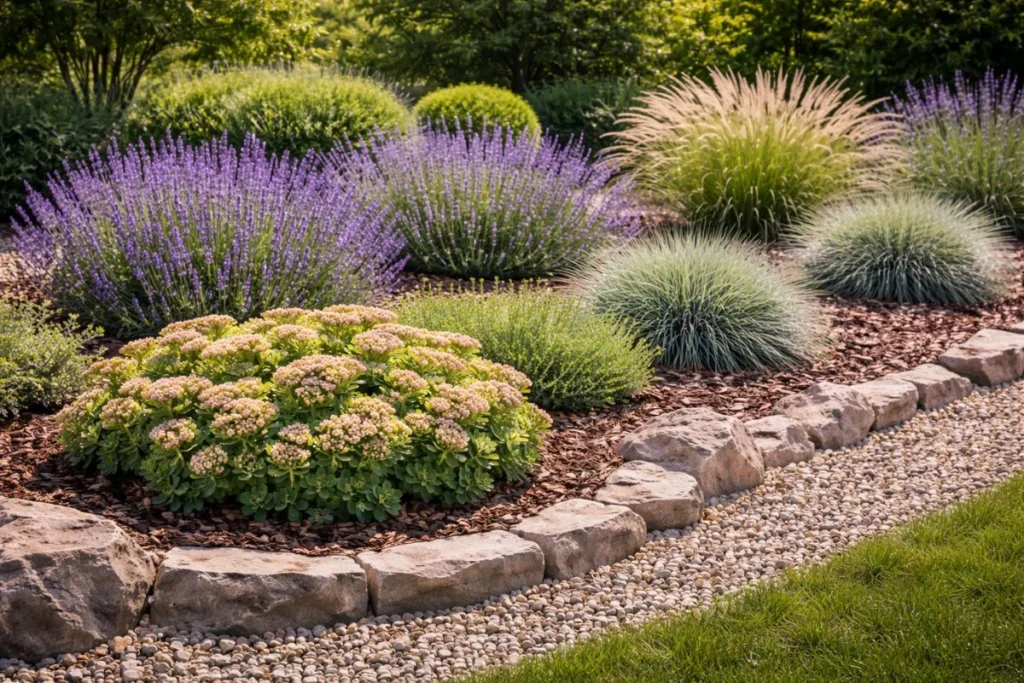 drought tolerant landscaping plants in dry climate garden