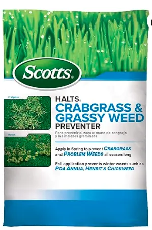 Scotts Halts Crabgrass & Grassy Weed Preventer