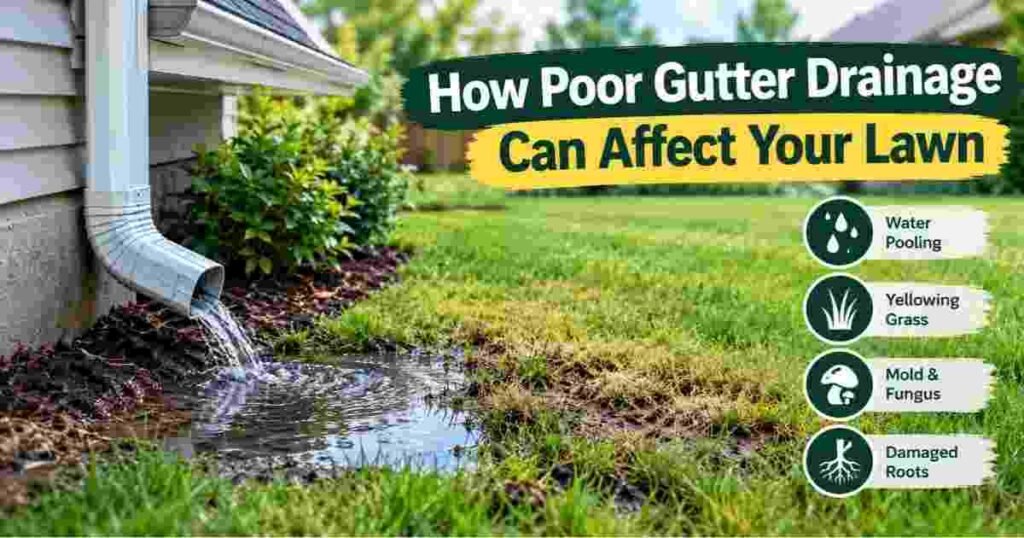 How Poor Gutter Drainage Can Affect Your Lawn