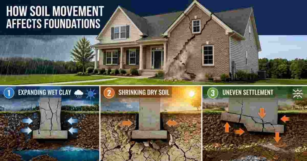 How Soil Movement Affects Foundations