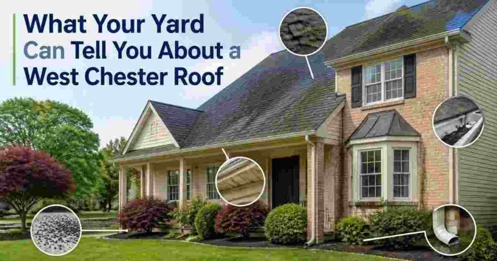 What your yard can tell you about a West Chester roof