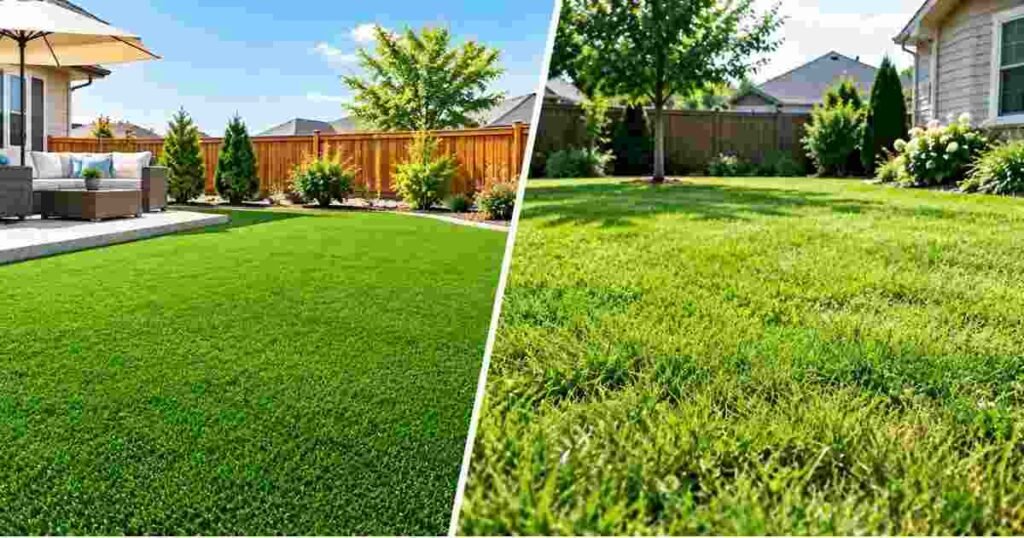 artificial turf vs natural grass cost