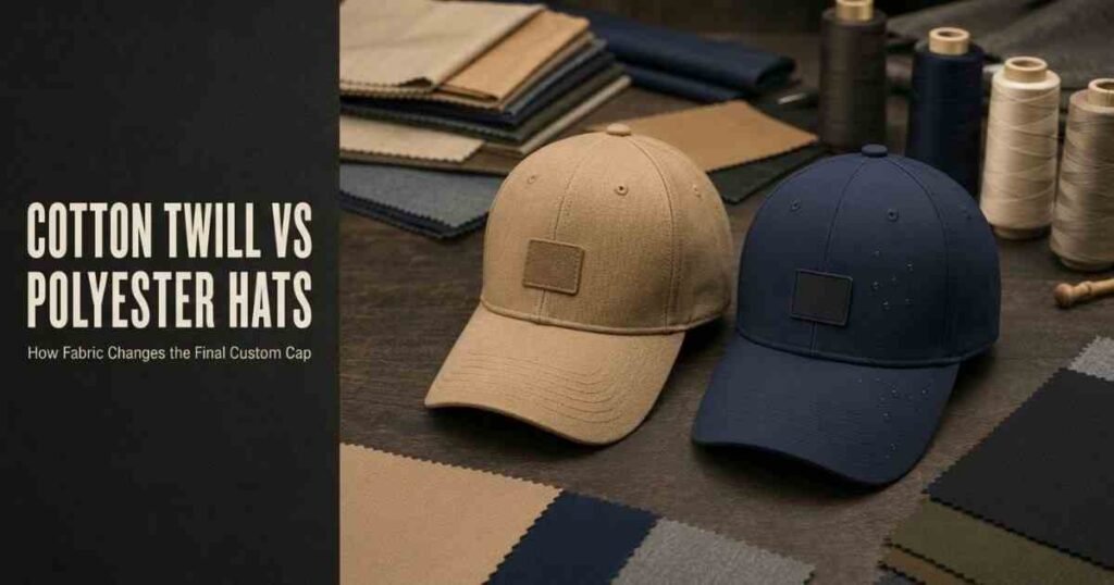 Cotton Twill vs Polyester Hats