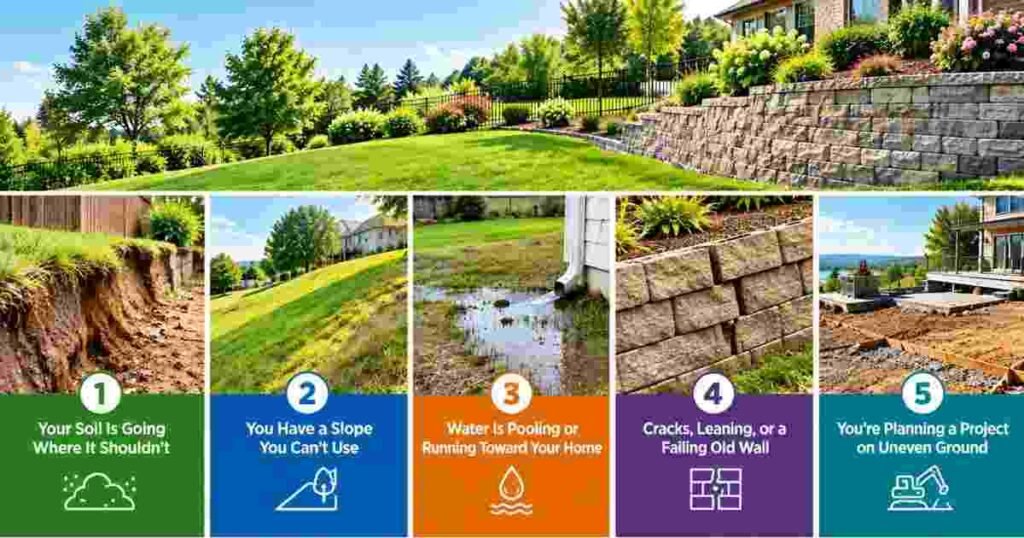 signs you need a retaining wall