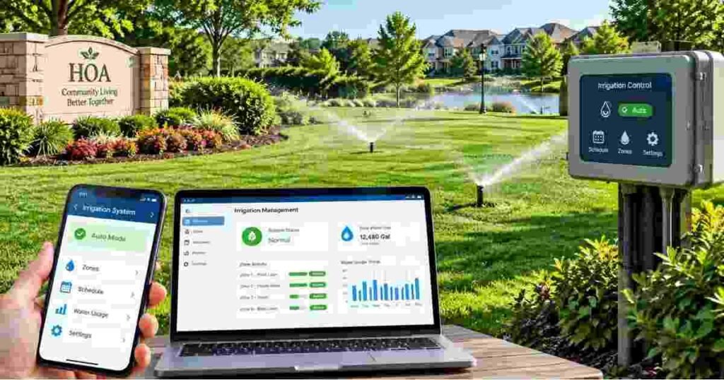 Hoa lawn irrigation management